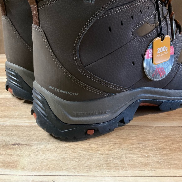 Men’s Columbia Gunnison II Omni Heat Boots 15 Cordovan Dark Adobe Winter Brown - Picture 9 of 13